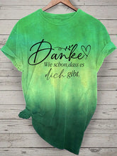 Damen T-Shirt döne schön es dich gibt Kurzarm zartstils